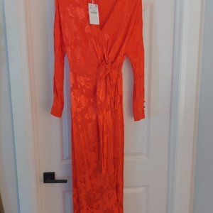 Zara Jacquard Long Sleeved Dress